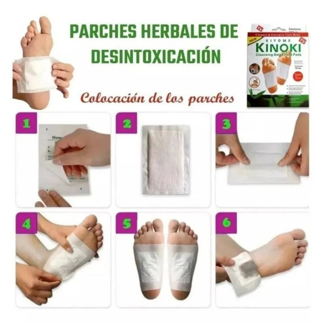 BIODETOXFOOT®️ - Parches Desintoxicantes para Pies (50 parches)